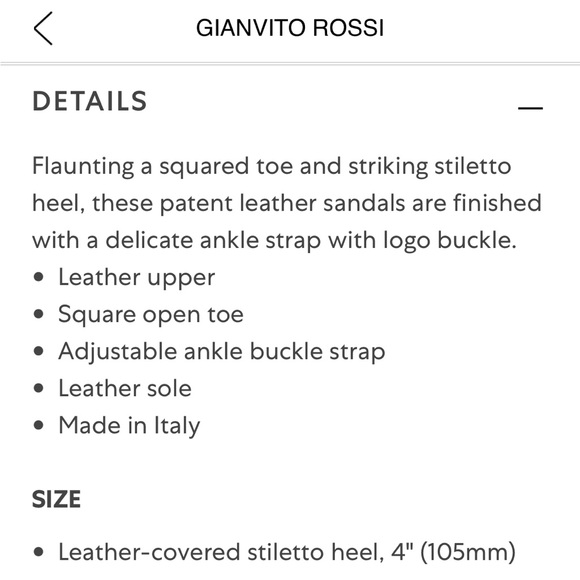 Gianvito Rossi Vernice Ribbon Patent Leather Sandal in Mousse Size 6.5/ 37 - Picture 8 of 9